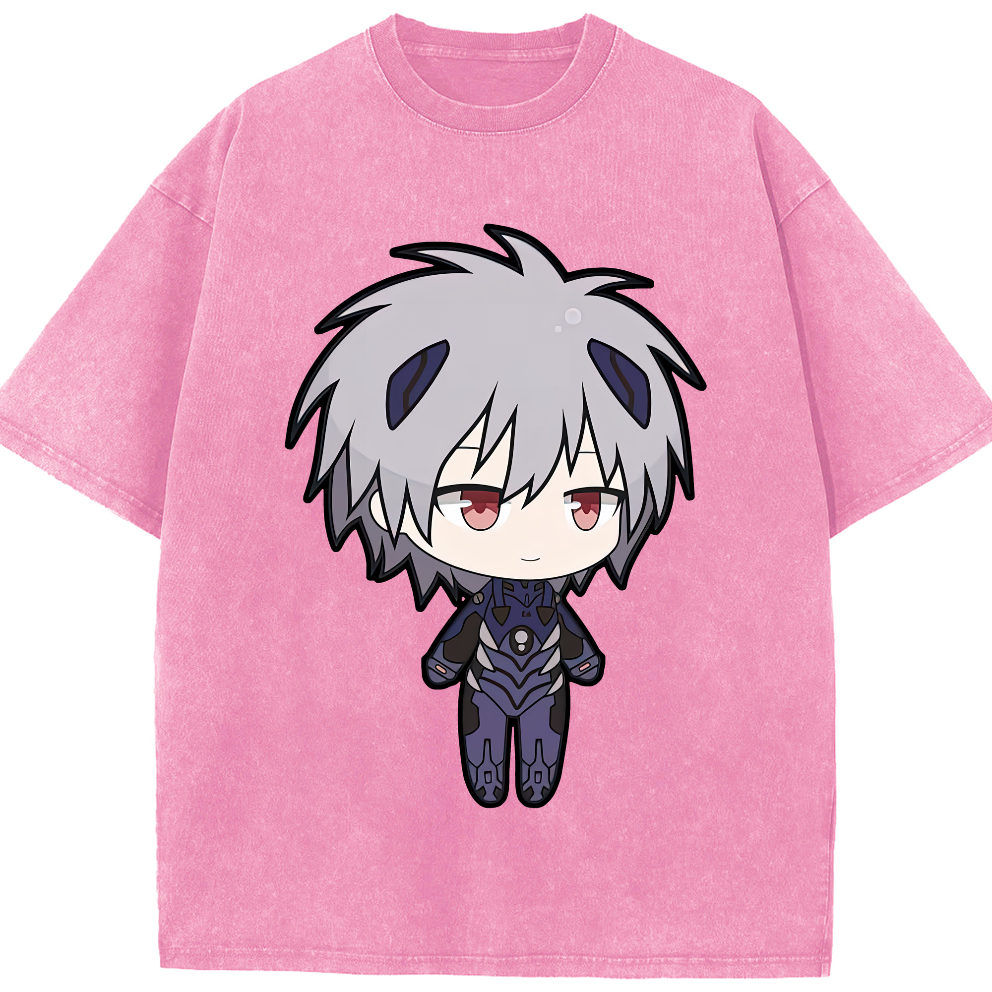 （画像用） EVA 新世紀エヴァンゲリオン 綿100% ヴィンテージ風 半袖Tシャツ（フロントプリント）